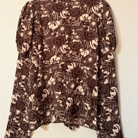NWT Anna Sui Floral Blouse - Picture 5 of 12